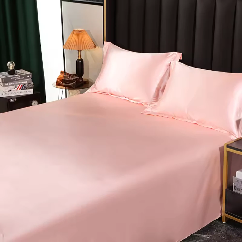 lululinens-Mulberry-Silk-Bed-Sheet-Set-Light-Pink-1
