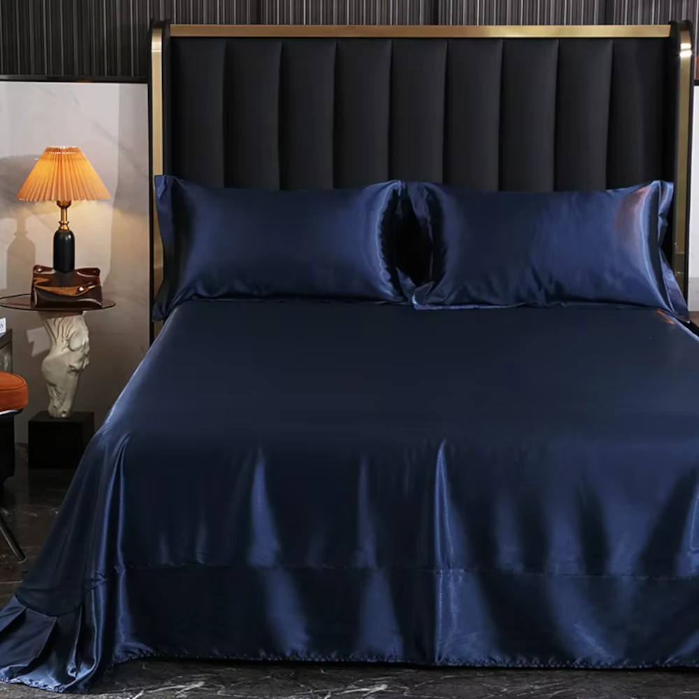 lululinens-Mulberry-Silk-Bed-Sheet-Set-Navy-3