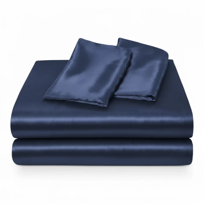 lululinens 100% Mulberry Silk Bed Sheet Set - Image 1