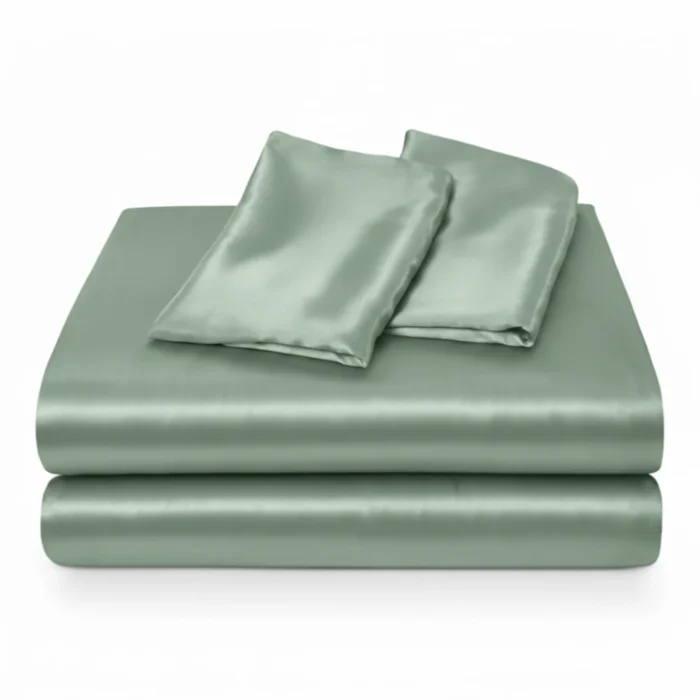lululinens 100% Mulberry Silk Bed Sheet Set - Image 6