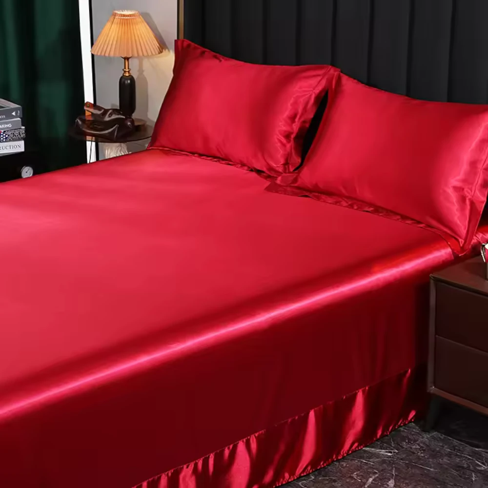lululinens-Mulberry-Silk-Bed-Sheet-Set-Wine-Red-1