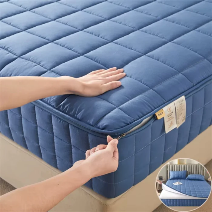 lululinens Quilted Mattress Protector Cover - Image 8