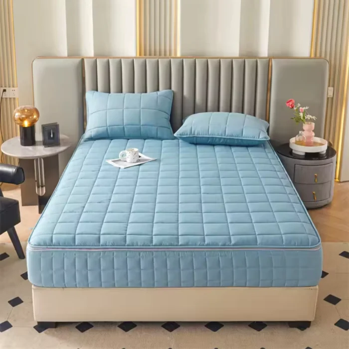 lululinens Quilted Mattress Protector Cover - Image 2