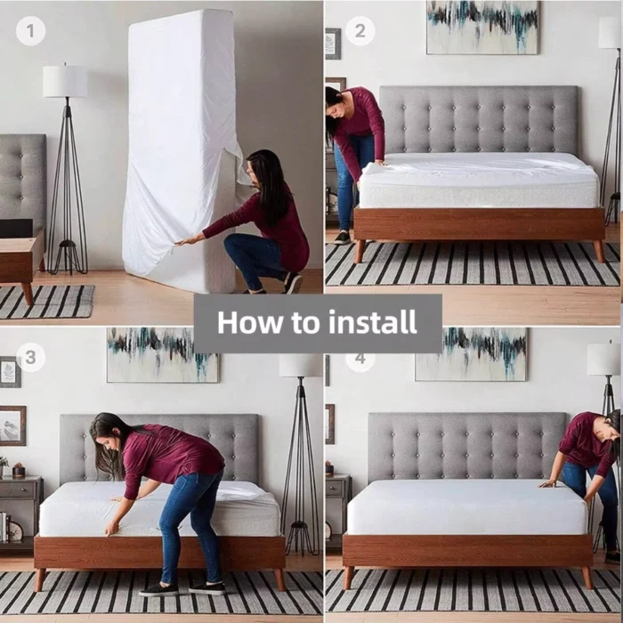 lululinens Waterproof Mattress Protector Cover - Image 5